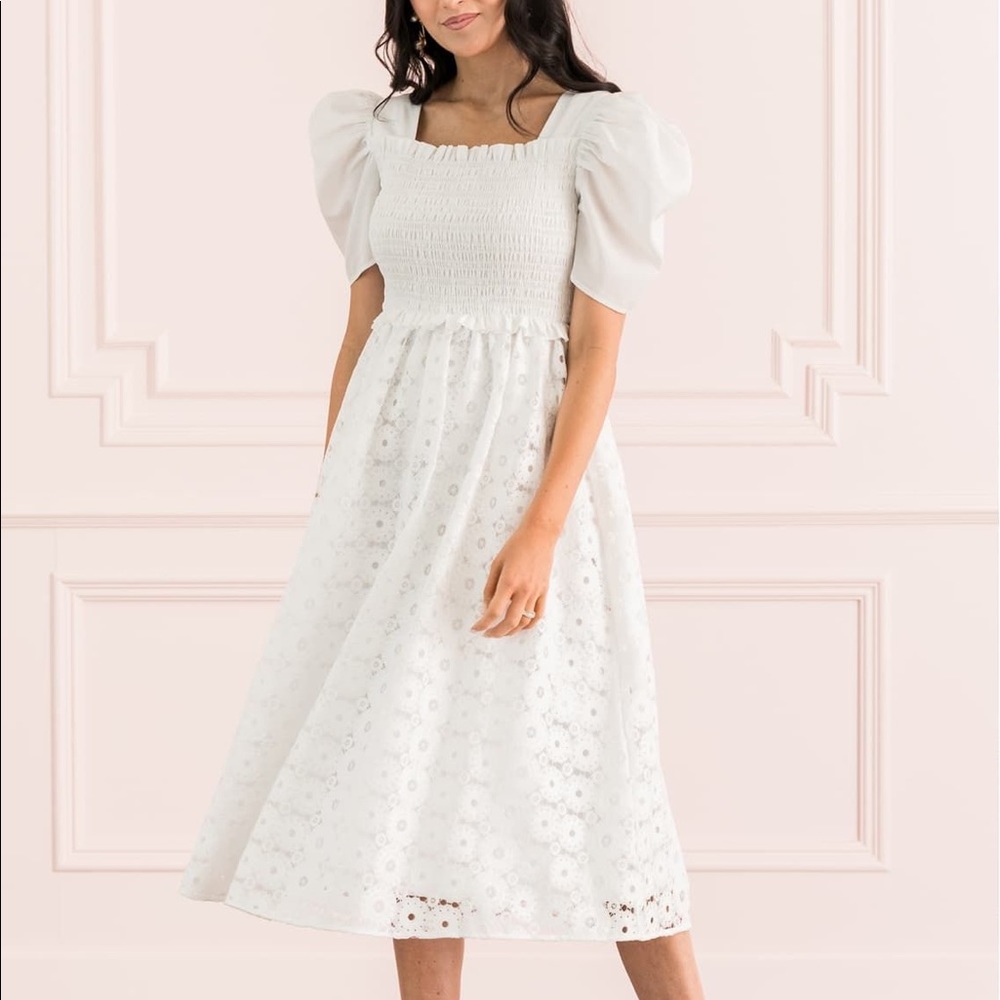 Rachel Parcell white dress
